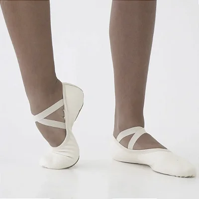 Sapatilha Flexy Lona Stretch - Marca Dancin - Cor Salmão