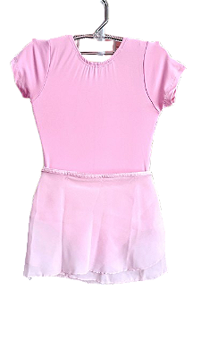 Saia de Crepe Transpassada Infantil
