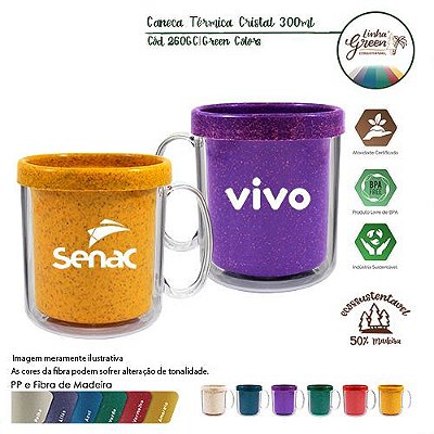 Caneca Térmica ECO Cristal 300ml