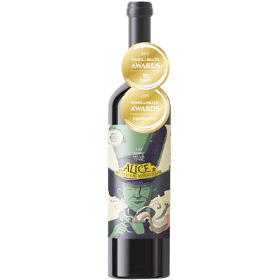 Vinho Tinto Alice No País das Maravilhas Chapeleiro Maluco