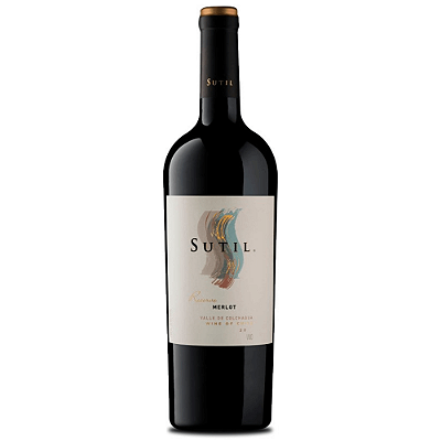Vinho Tinto Vegano Sutil Merlot Reserve 750ml