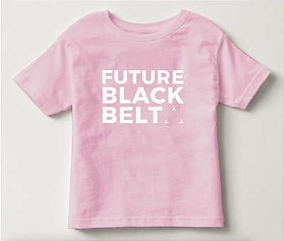T Shirt Future Black Belt Rosa