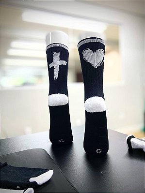 Meia de Algodão Fé e Amor (LANÇAMENTO)