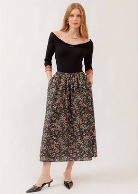 VESTIDO MIDI MORRO DOS VENTOS UIVANTES