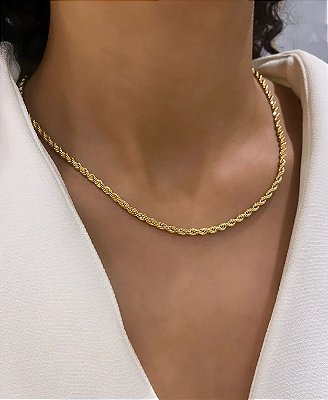 COLAR FIO ITALIANO GOLD 4MM