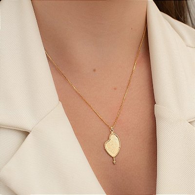COLAR TERÇO COM ORAÇÃO DO PAI NOSSO NA VENEZIANA