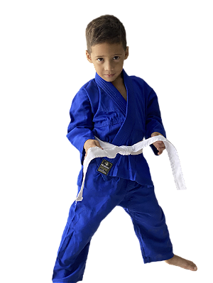 Kimono Reforçado Inf. Azul Judô