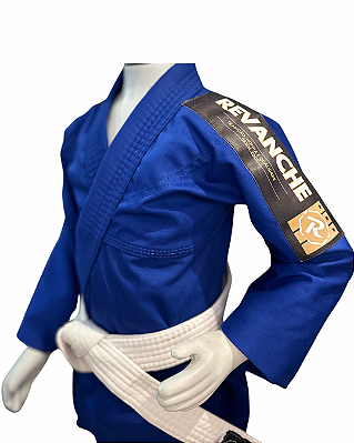 Kimono Trançado Infantil Azul Jiu-Jitsu