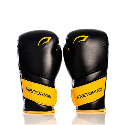 Luva Pretorian Elite Preto/Amarelo 14OZ