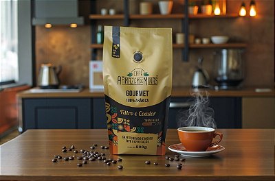 Café Gourmet Tipo Exportação Torrado e Moído 500grs