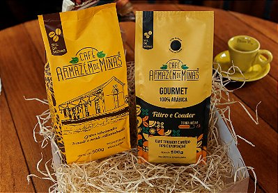 Kit-12 Café Clássico e Gourmet 500g - Torrado e Moído
