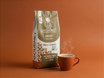 Café Gourmet Torrado e Moído 250g - - Torra Média 6.0 - 100% Arábica Sul de Minas