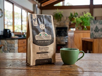 Café Gourmet Tipo Exportação 250g - Torra Média - 7.5 - Torrado em Grãos