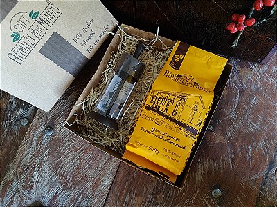 KIT-30B ESPUMADOR DE LEITE MARROM + CAFÉ CLÁSSICO 500G - TORRADO E MOÍDO