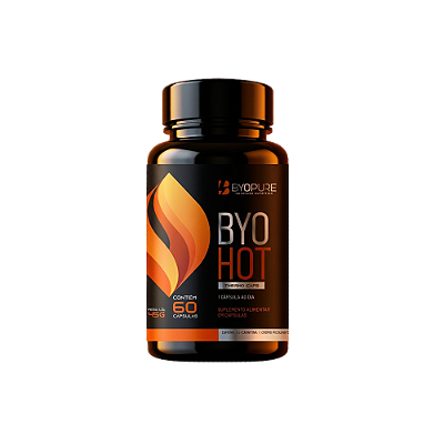 Byohot Thermogenic 60 Caps Byopure — Termogênico Natural 60 Dias
