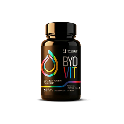 Byovit 60 Cápsulas Byopure — Polivitamínico e Polimineral 60 Dias