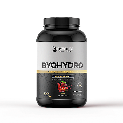 Byohydro Whey Isolado e Hidrolisado 907g Byopure — Zero Lactose