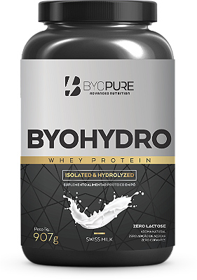 BYOHYDRO WHEY ISOLATED & HYDROLYZED BYOPURE 907G