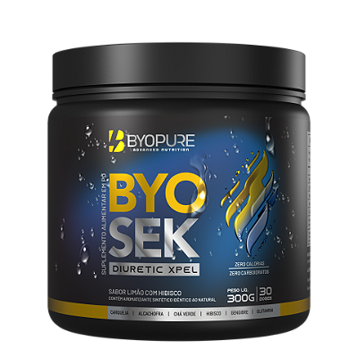 BYOSEK DIURÉTICO 300G BYOPURE LIMÃO C/ HIBISCO