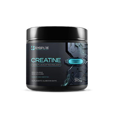 Creatina Nano Flavour 315g Byopure — Saborizada Zero Açúcar