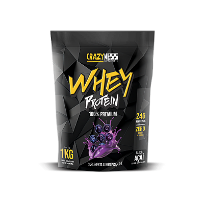 Whey Protein 100% Premium Crazyness — 24g de Proteína por Dose