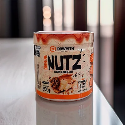 Pasta de Amendoim Drive Me Nutz Cookies com Chocolate Branco