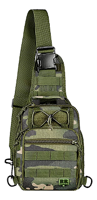 MOCHILA/BOLSA DE OMBRO BRFORCE PATRULHA - CAMUFLADO MULTICAM