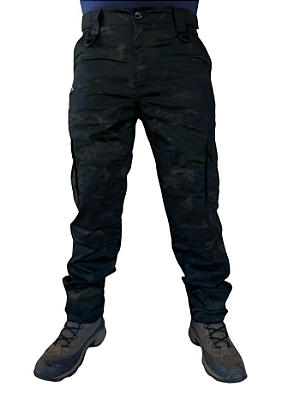 CALCA CIA MILITAR MULTICAM BLACK