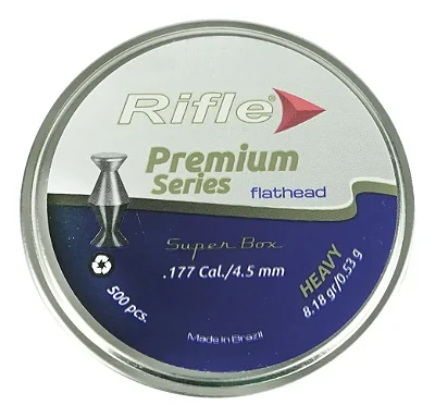CHUMBO CAL. 4.5 MM RIFLE FLATHEAD MEDIUM SUPERBOX C/ 500 UNI