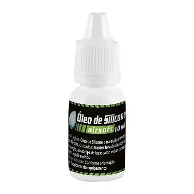 OLEO DE SILICONE PARA AIRSOFT PISTOLA RIFLE 10ML