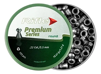 CHUMBO CAL. 5.5 MM RIFLE ROUND C/ 125 UN