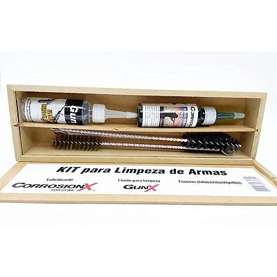 KIT LIMPEZA 9MM/.38/380 ARMA CURTA CORROSION X