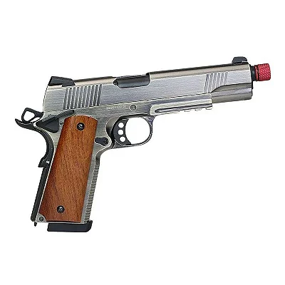 PISTOLA ROSSI 1911 SILVER MADEIRA GBB 6MM AIRSOFT