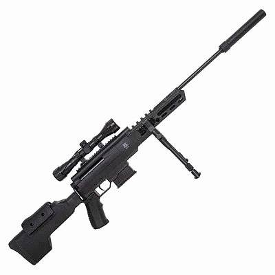 CARABINA PRESSAO BLACK OPS 5,5MM GAS RAM