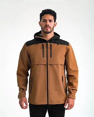 JAQUETA URBAN OVERLAND INVICTUS MASCULINA PRETO E MARROM