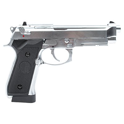 PISTOLA PRESSAO ROSSI M92 SILVER CO2 4,5MM