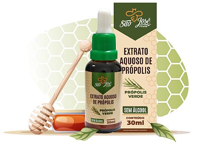 Extrato Aquoso de própolis verde 30ml