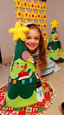 ÁRVORE DE NATAL 3D ( 70 CM )