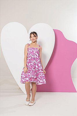 Vestido  infantil coração