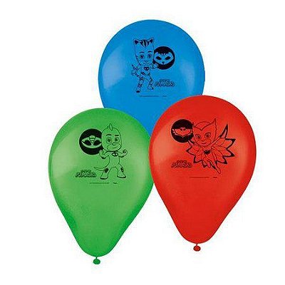 Balão PJ Masks - 25 unidades