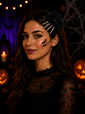 Presilha para Cabelo Halloween Zombie