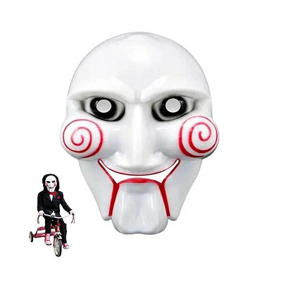 Máscara do Jigsaw Jogos Mortais Branca