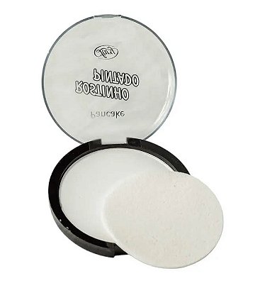 Pancake Color Make Branco Para Maquiagem Artística Halloween Carnaval - 1 Unidade