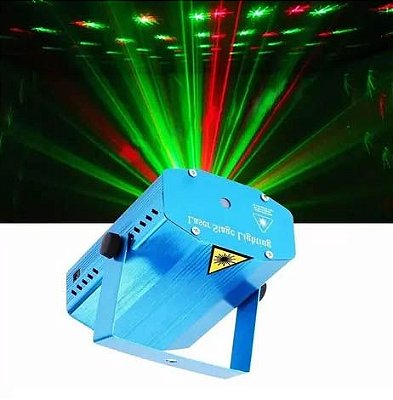 Mini Projetor Laser Holográfico Efeitos Luzes Especiais 3D