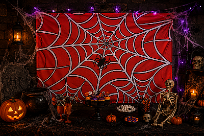 TNT Estampado Aranha - 1,40m x 1m