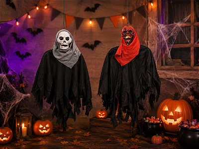 Boneco para Pendurar Halloween Sortidos 40cm - 1 Unidade