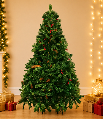 Árvore Decorada Alpina 150cm 330 Galhos