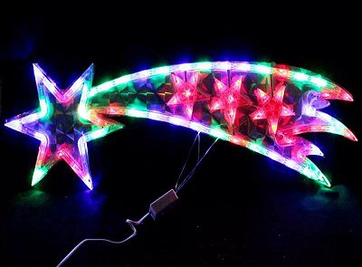 Enfeite Natal Cometa De Led Luz Branca 110v