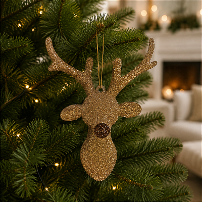 Ornamento Decorativo Rena de Natal – 15cm