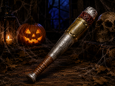 Bastão Taco de Baseball com Sanguento Halloween 45cm
